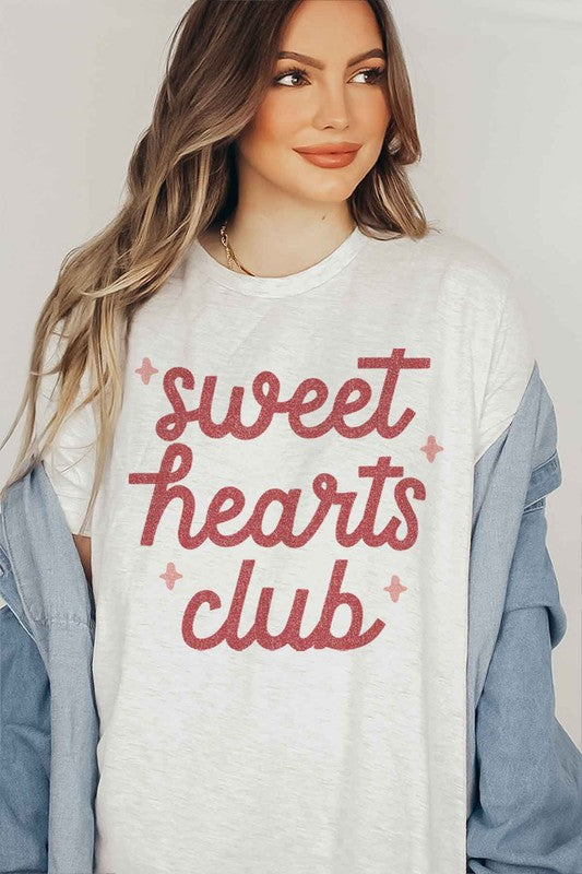 SWEET HEARTS CLUB Tee T-Shirt PLUS SIZE