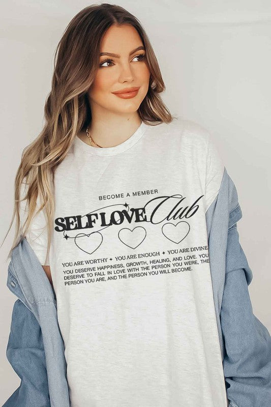 SELF LOVE CLUB Tee T-Shirt PLUS SIZE
