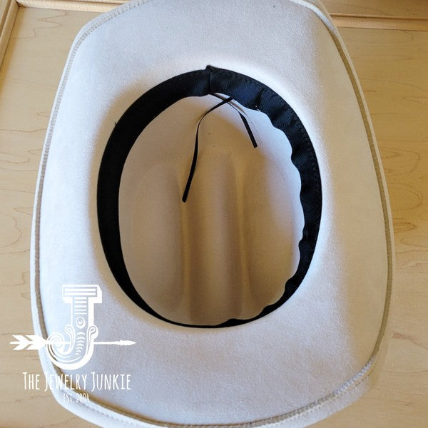 Blue Navajo Western Leather Band w/ Choice Hat