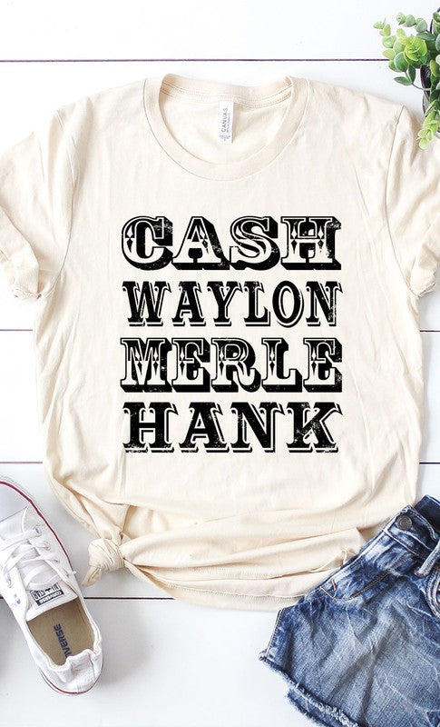 Retro Country Singer Graphic Tee T-Shirt