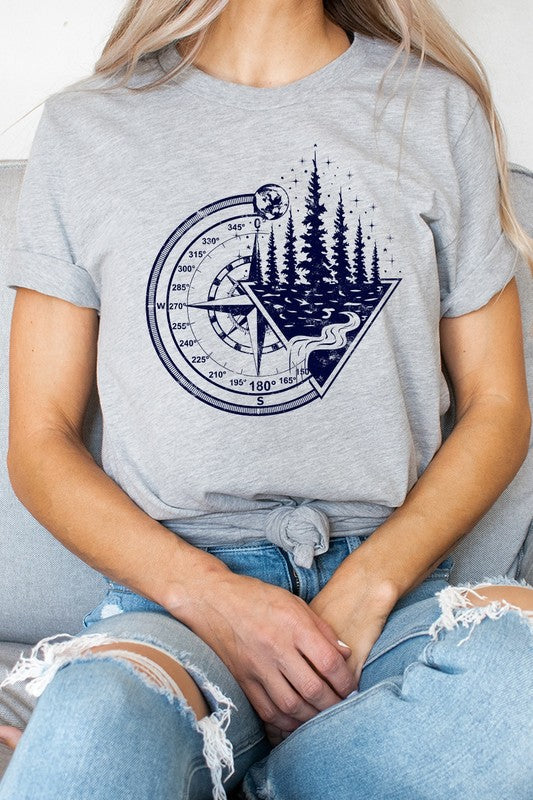 Forest River World Compass Navigator Graphic Tee T-Shirt