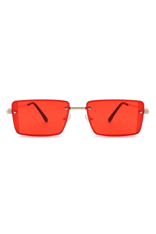 Retro Rectangle Flat Top Fashion Sunglasses