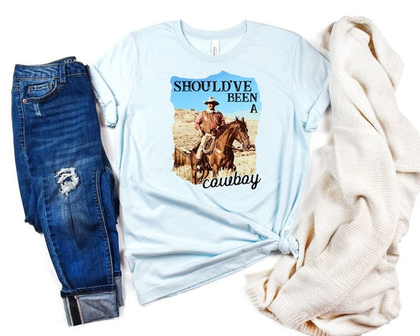 Should Have Been A Cowboy Softstyle Tee T-Shirt