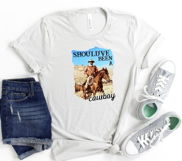 Should Have Been A Cowboy Softstyle Tee T-Shirt