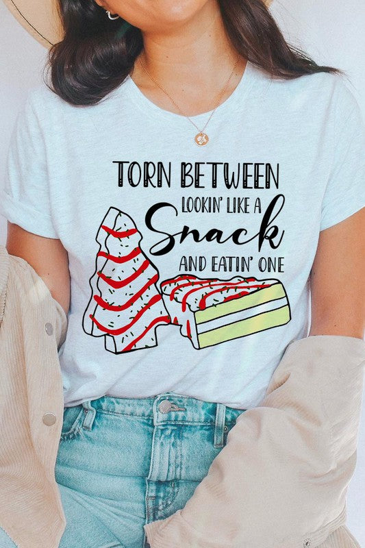 Torn Between Lookin Like a Snack and Eatin One Women’s Tee T-Shirt