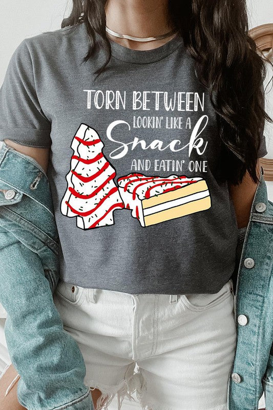 Torn Between Lookin Like a Snack and Eatin One Women’s Tee T-Shirt