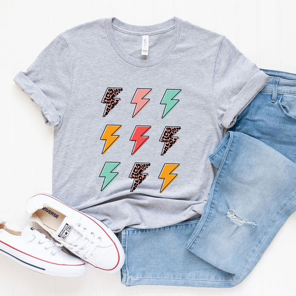 Lightning Bolts Short Sleeve Graphic Tee