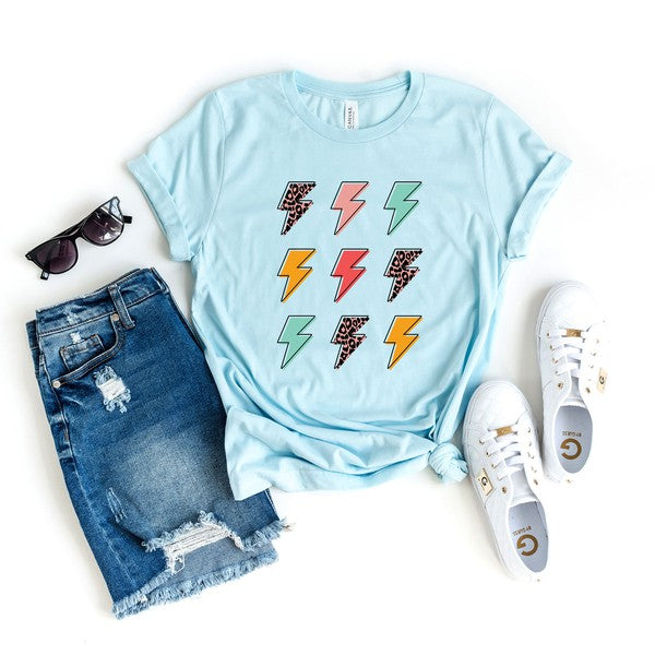 Lightning Bolts Short Sleeve Graphic Tee