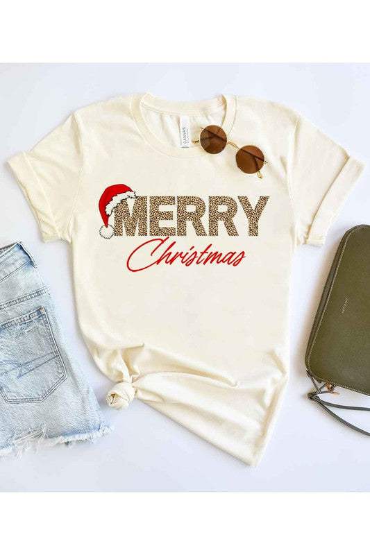 MERRY CHRISTMAS GRAPHIC PLUS SIZE Tee T-Shirt / T-SHIRT