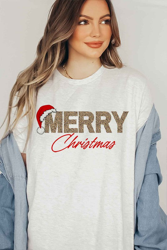 MERRY CHRISTMAS GRAPHIC PLUS SIZE Tee T-Shirt / T-SHIRT
