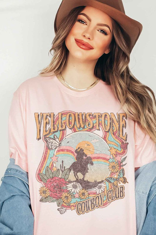 COWBOY CLUB Tee T-Shirt PLUS SIZE