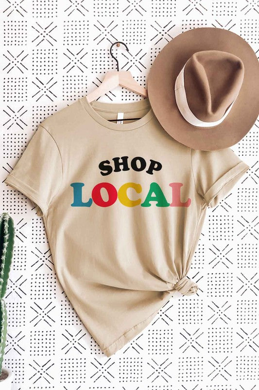 SHOP LOCAL Tee T-Shirt PLUS SIZE