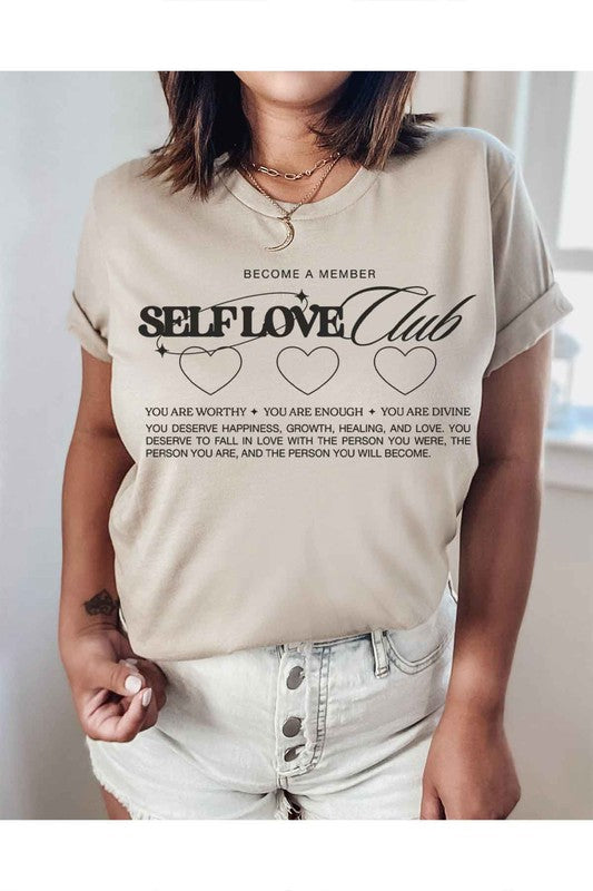 SELF LOVE CLUB Tee T-Shirt PLUS SIZE