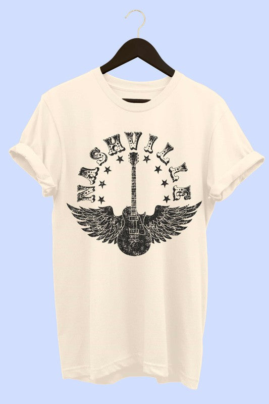 VINTAGE NASHVILLE Tee T-Shirt PLUS SIZE