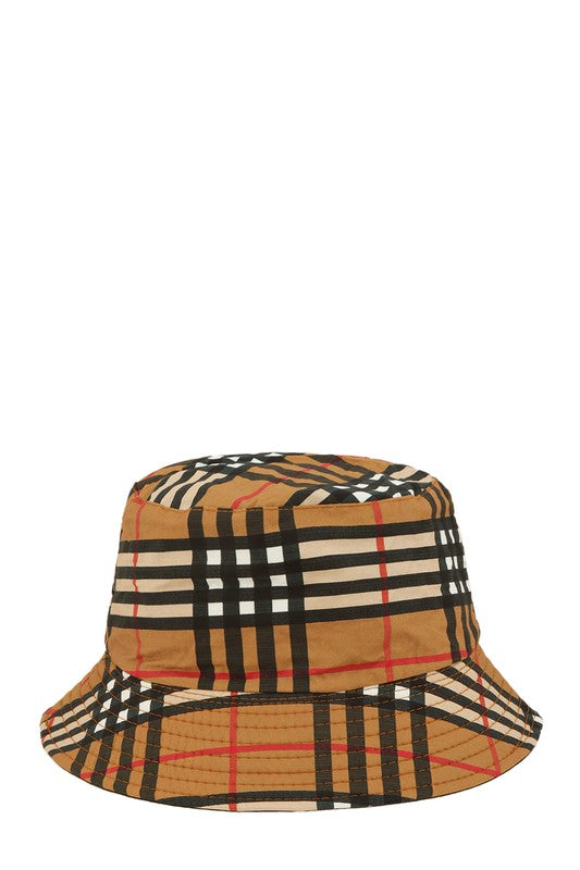 Vintage Check Bucket Hat
