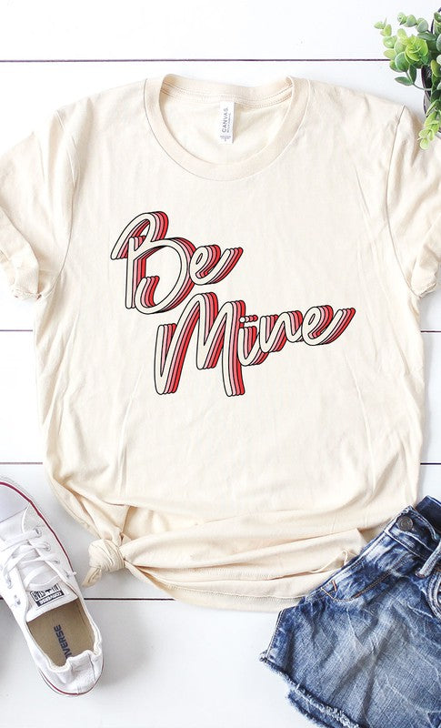 Retro Be Mine Graphic Tee T-Shirt PLUS