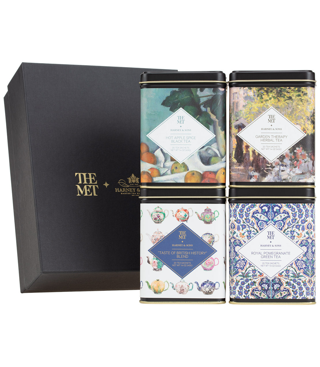 Royal Pomegranate Green Tea, Tin of 20 Sachets