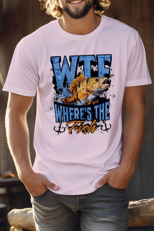 Fisherman, Fishing Unisex Graphic Tee T-Shirt