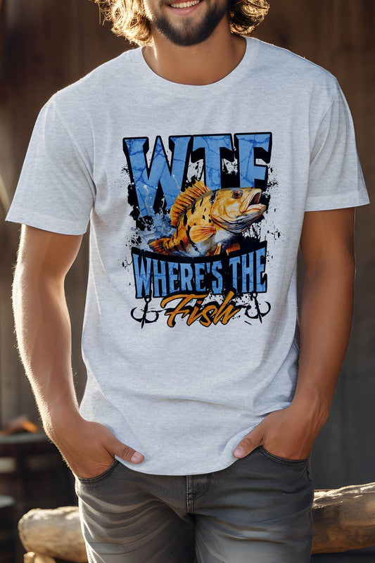 Fisherman, Fishing Unisex Graphic Tee T-Shirt