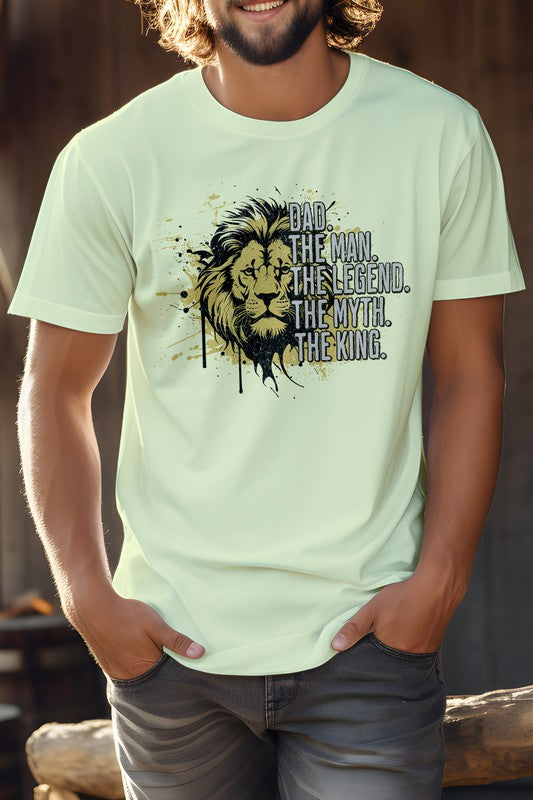 Dad the Man the Legend Unisex Graphic Tee T-Shirt