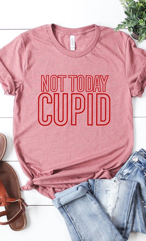 Not Today Cupid Graphic Tee T-Shirt PLUS