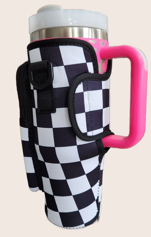 40oz Tumbler with Handle Crossbody Bag Carry Case