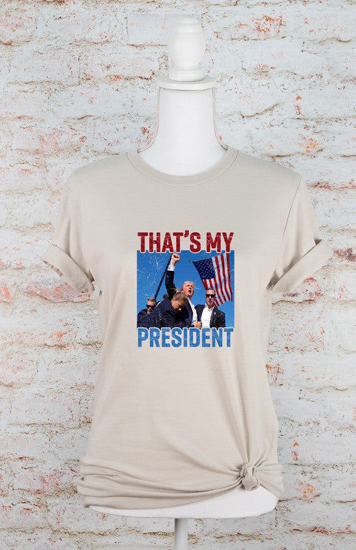 That's My President Trump Softstyle Graphic Plus Size Tee T-Shirt