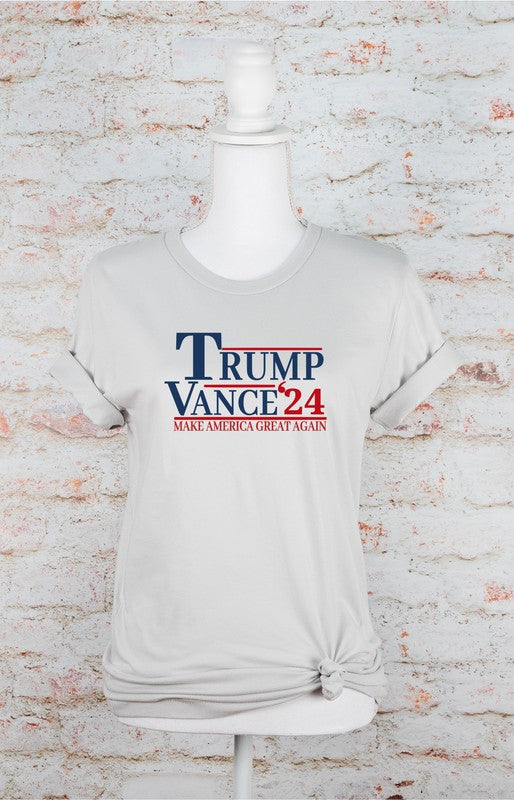 Trump Vance 2024 Softstyle Graphic Plus Size Tee T-Shirt