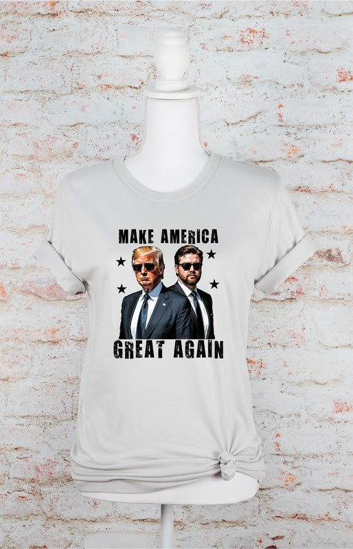 Make America Great Again Trump Vance Graphic Tee Plus Size