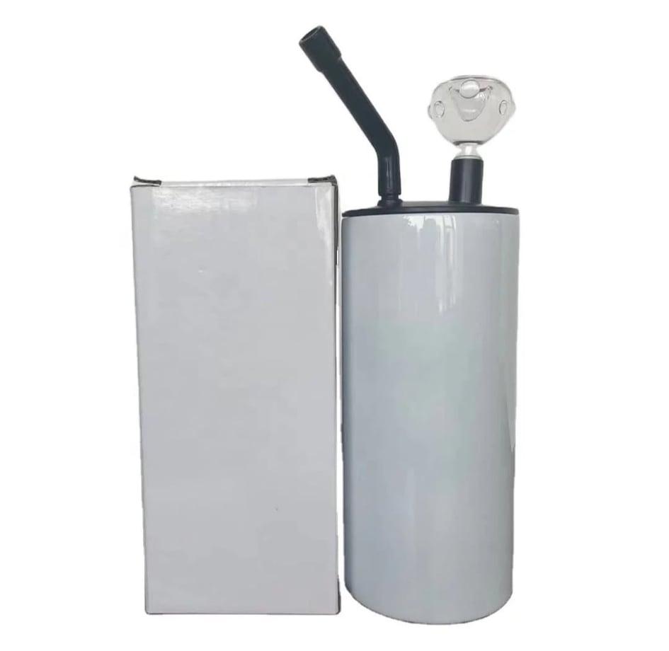 20oz & 22oz FATTY Sublimation Cold Smoking Lid Hookah Tumbler Stainless straight insulated vacuum