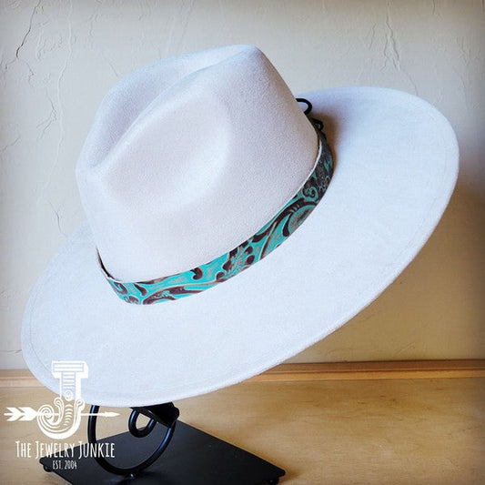 Cowboy TurquoiseWestern Leather Band w/ Choice Hat