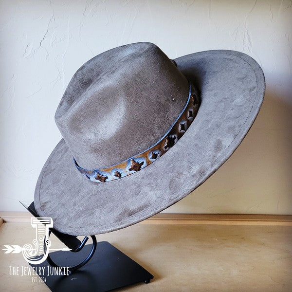 Blue Navajo Western Leather Band w/ Choice Hat