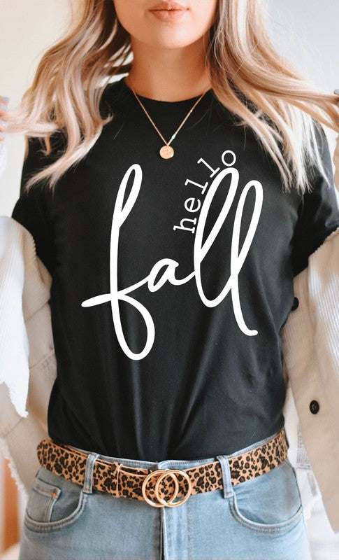 Hello Fall Graphic Tee T-Shirt
