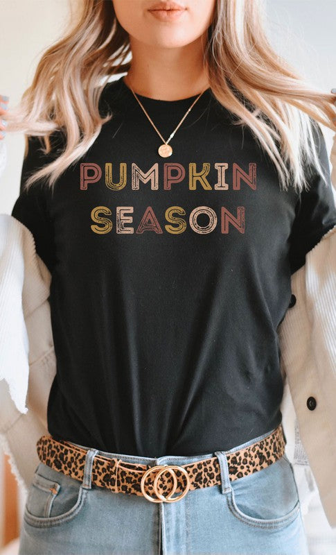 Retro Pumpkin Season Graphic Tee T-Shirt