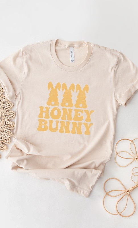 Honey Bunny Easter PLUS SIZE Graphic Tee T-Shirt
