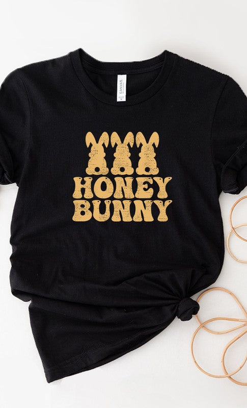 Honey Bunny Easter PLUS SIZE Graphic Tee T-Shirt