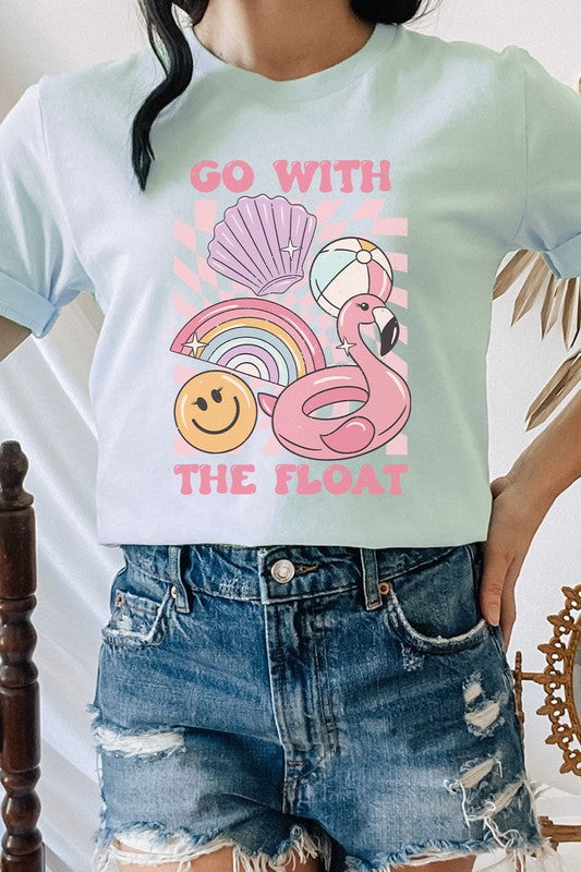 Go With The Float Pool Toys Floaty Graphic Tee T-Shirt