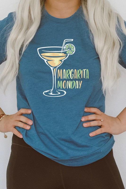 Margarita Monday Party Celebration Graphic Tee T-Shirt