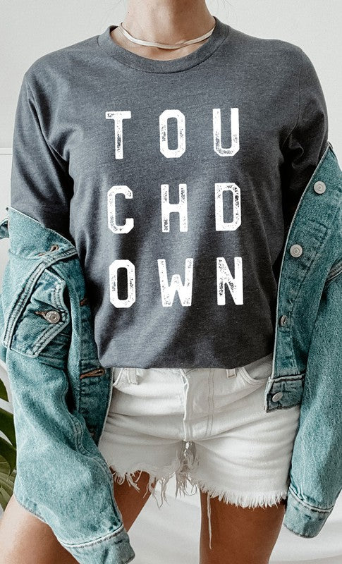 Retro Touchdown Graphic Tee T-Shirt PLUS