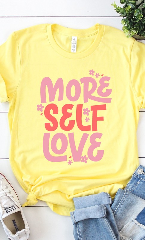 Retro More Self Love Graphic Tee T-Shirt