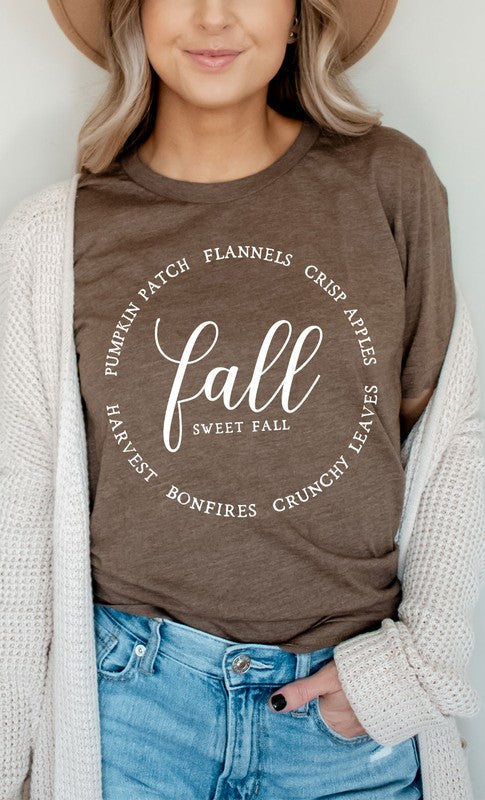 Fall Favorites Circle PLUS Graphic Tee T-Shirt