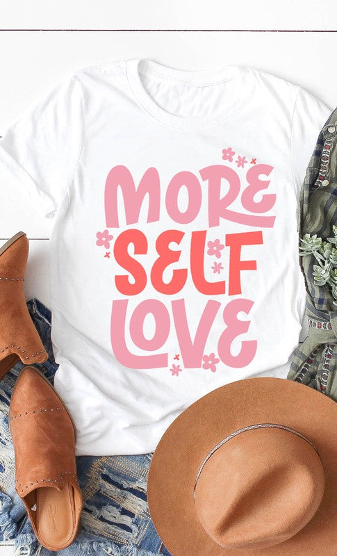 Retro More Self Love Graphic Tee T-Shirt PLUS