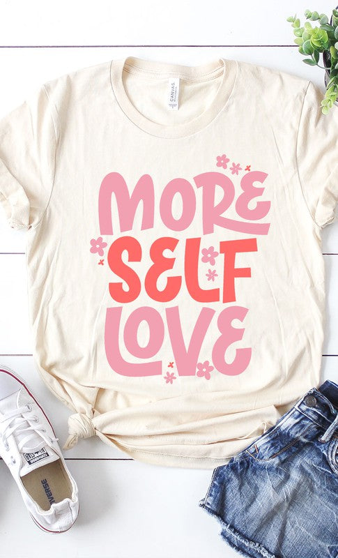 Retro More Self Love Graphic Tee T-Shirt PLUS