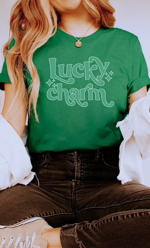 Lucky Charm St Patricks Graphic Tee T-Shirt