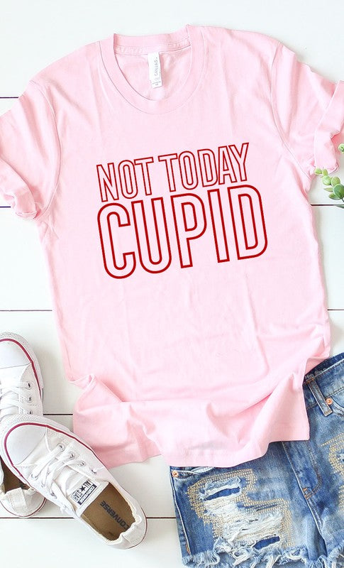 Not Today Cupid Graphic Tee T-Shirt PLUS