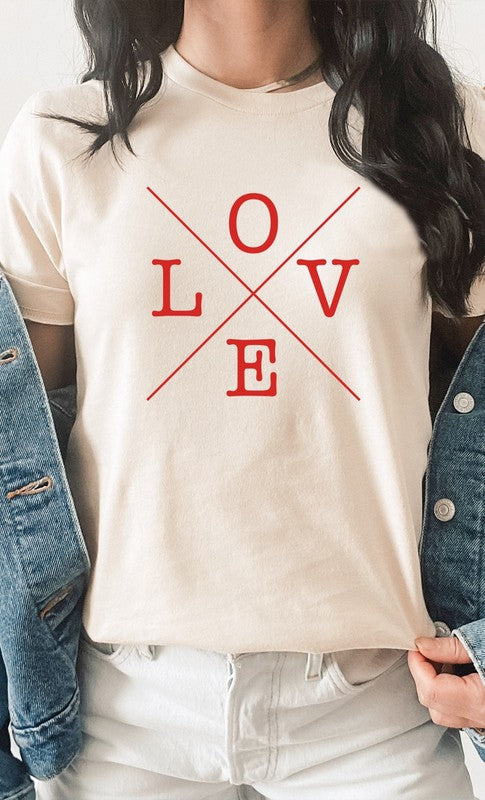 Love Valentines Day PLUS SIZE Graphic Tee T-Shirt