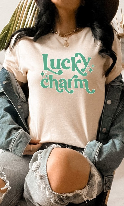 Lucky Charm St Patricks Graphic Tee T-Shirt