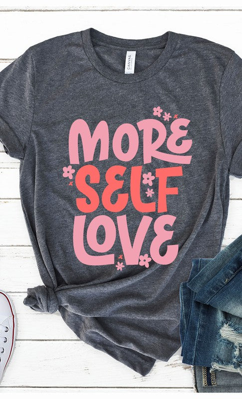 Retro More Self Love Graphic Tee T-Shirt PLUS