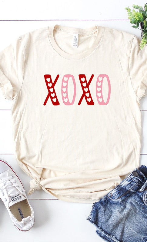 XOXO Heart Graphic Tee T-Shirt