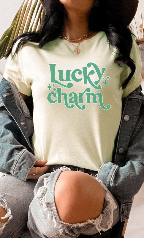Lucky Charm St Patricks Graphic Tee T-Shirt